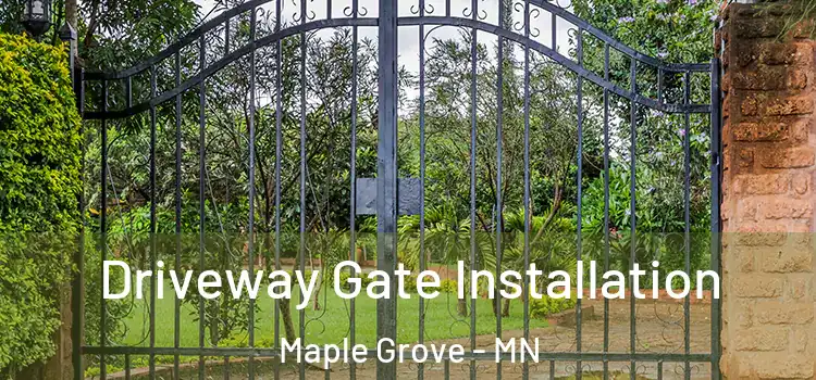 Driveway Gate Installation Maple Grove - MN